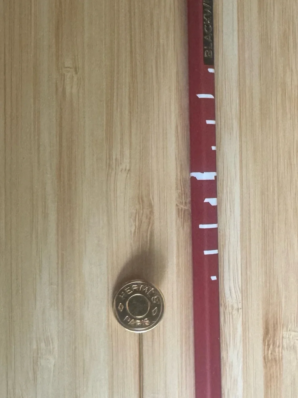 Hermes Gold Brooch